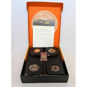 RunDisney Virtual Series Summer 2021 4 Lion King Medals Box Set + Pin Complete